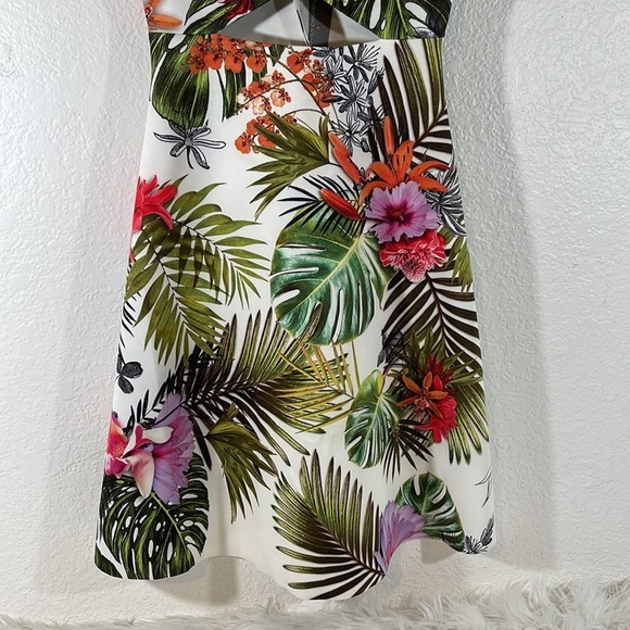 Clover Canyon Botanical Floral Cut Out Dress Size Small - Picture 4 of 12